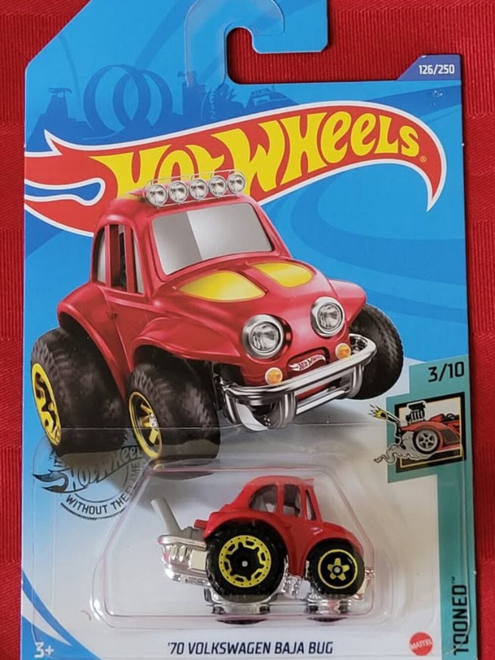 2018 HOT WHEELS, '70 VOLKSWAGEN BAJA BUG VARIANT, MINT IN THE PACKAGE!!!
